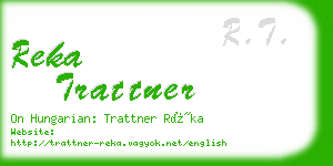 reka trattner business card